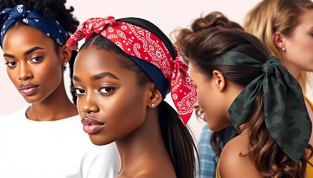 Bandana Headwrap Styles for Various Hair Types