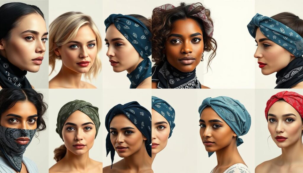 Bandana Styles for Different Face Shapes