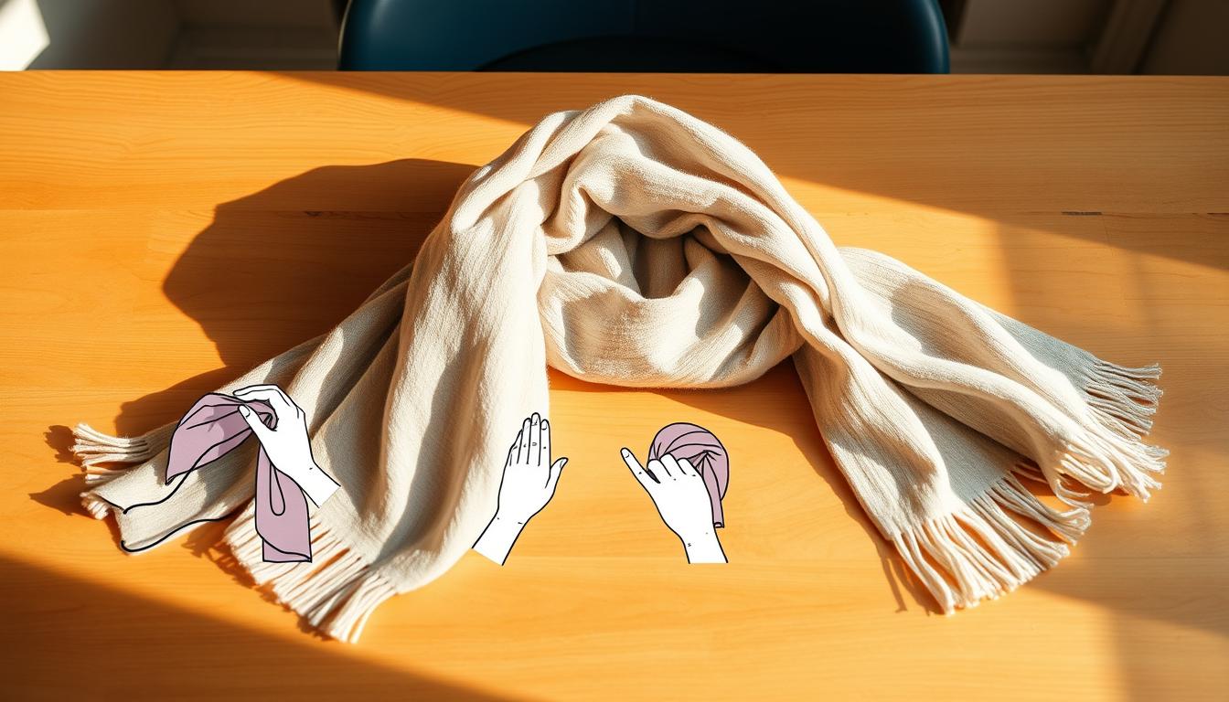 how to tie a scarf