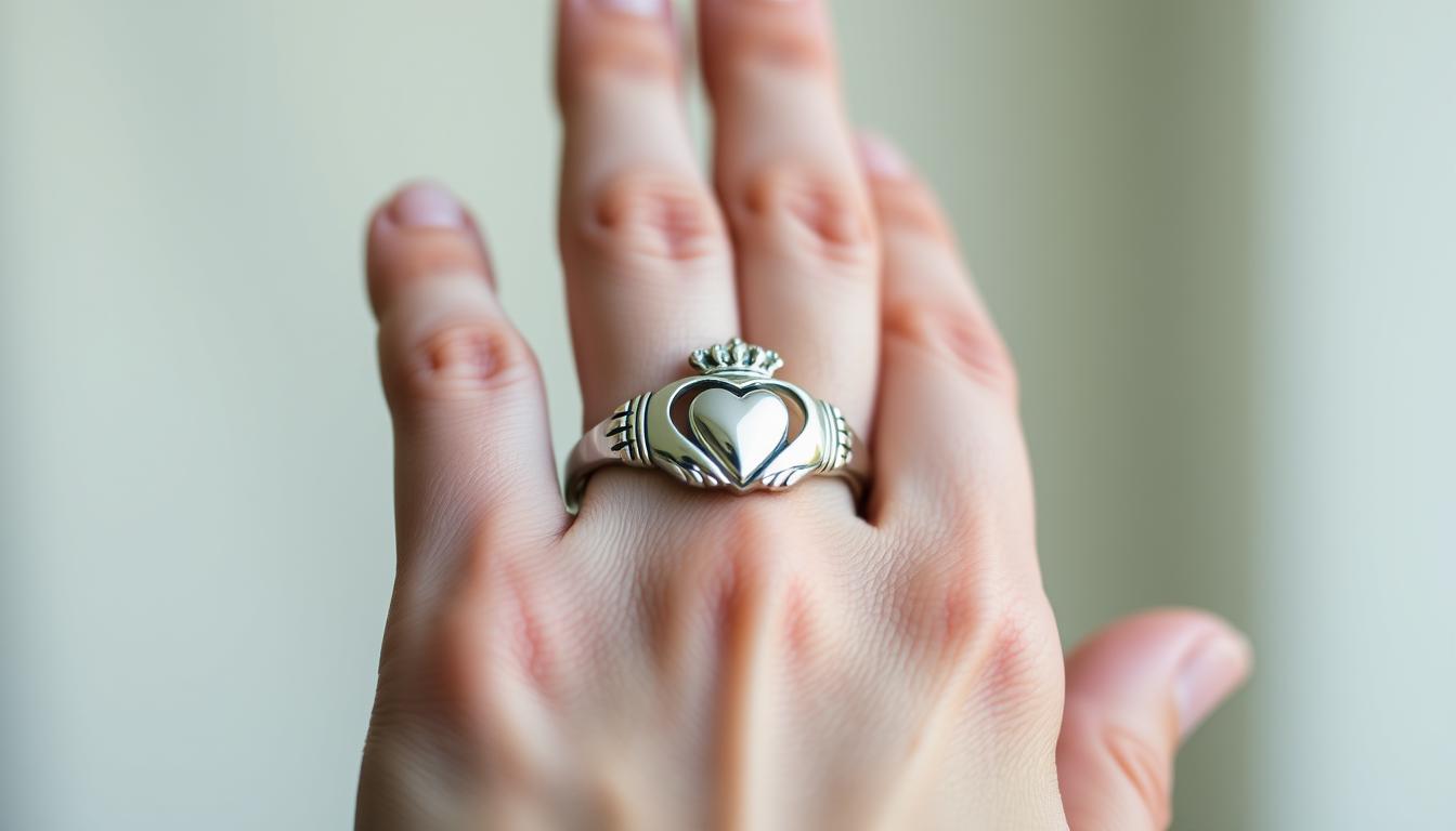 how to wear a claddagh ring