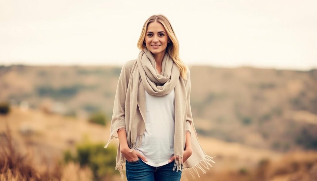 Casual Pashmina Styling Outfit