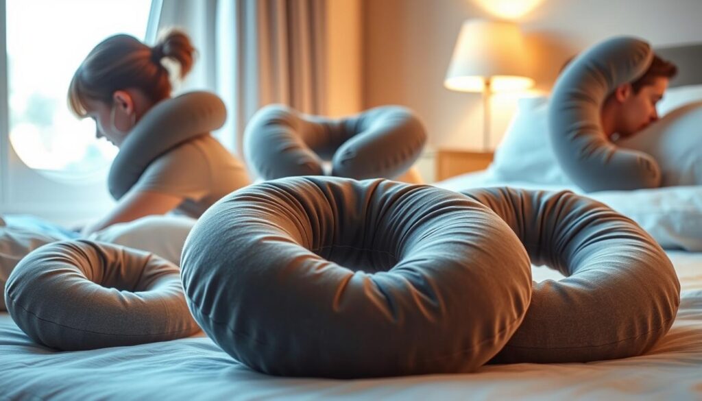 Creative neck pillow positioning techniques