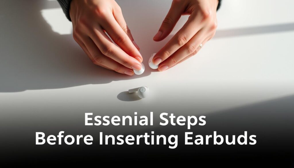 Earbud Preparation Techniques