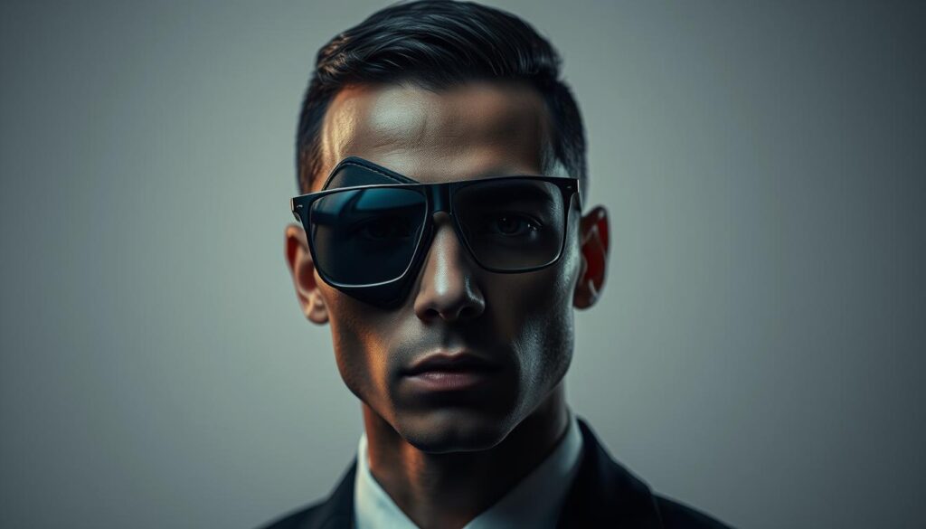 Eye Patch Style with Glasses