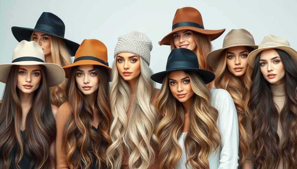 Hat Styles for Long Hair