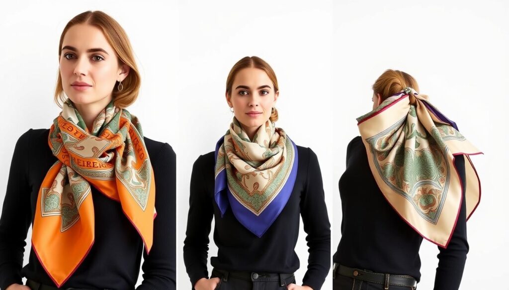 Hermes Scarf Neck Styling Techniques