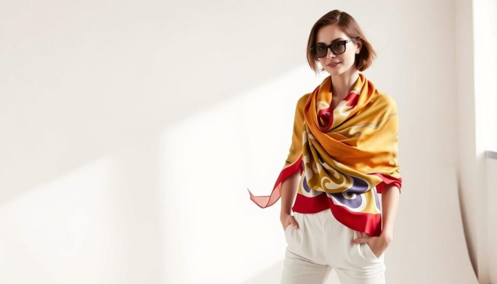 Hermes scarf outfit ideas for stylish tops
