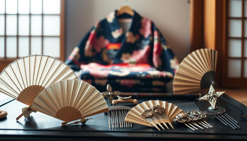 Kimono Accessories Traditional Display
