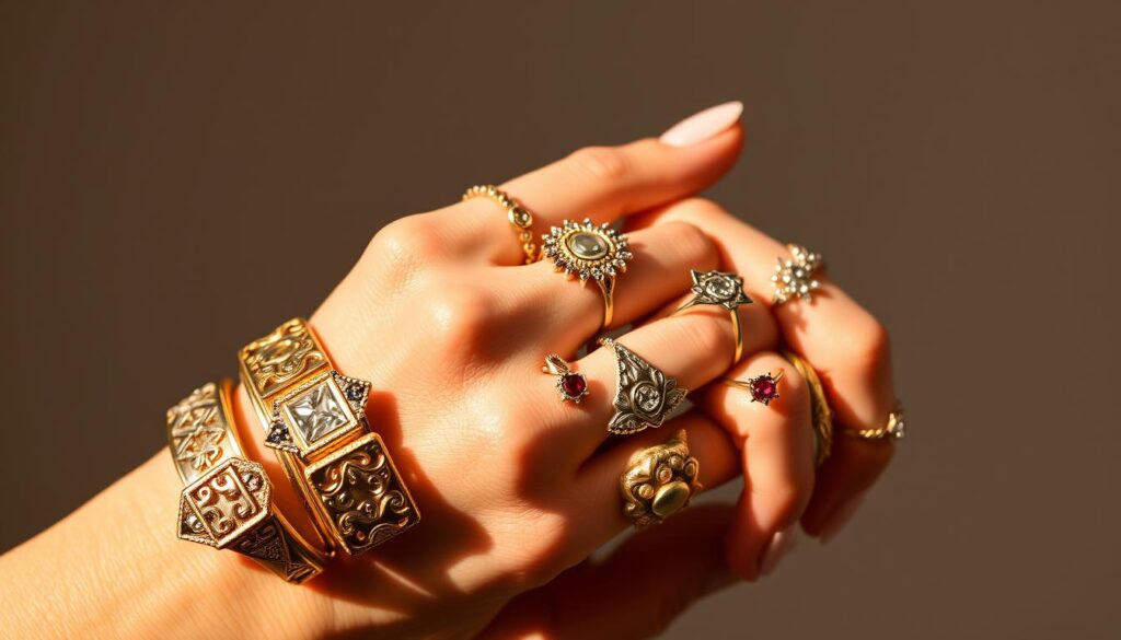 Multiple Ring Styling Techniques