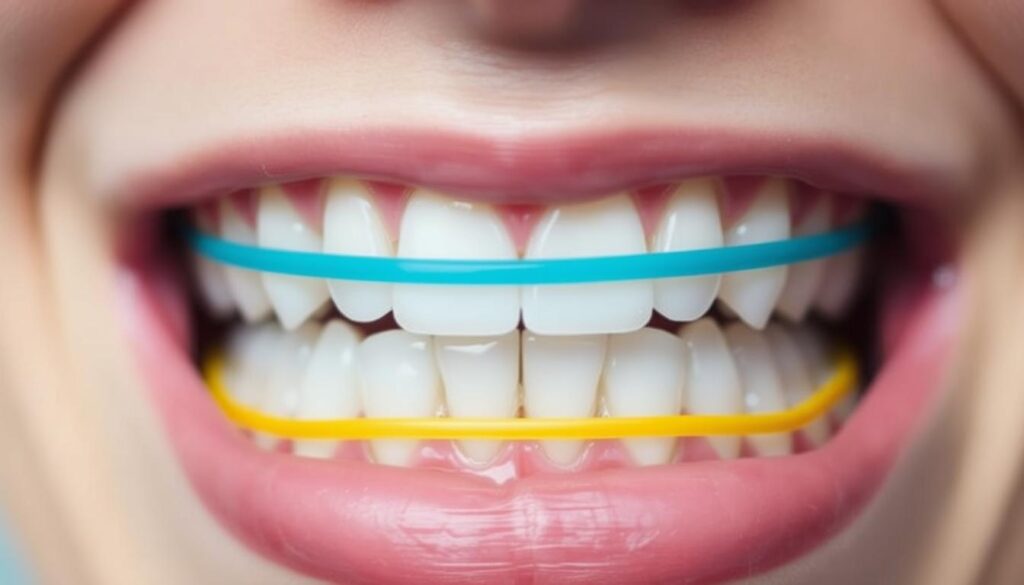 Overbite Correction Rubber Bands Progress