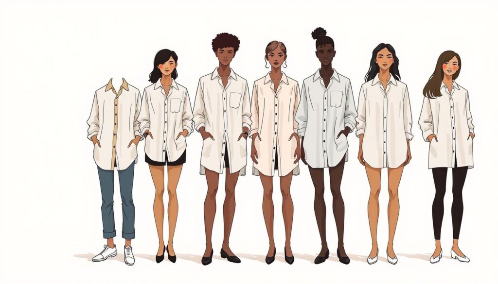 Oversized Shirts Body Type Guide