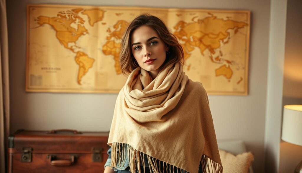 Pashmina for Travel Styling