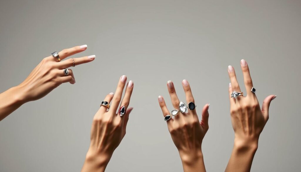 Ring Styling Finger Combinations