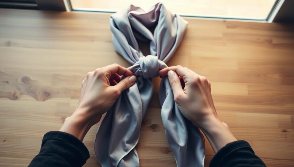 Silk Scarf Tying Techniques