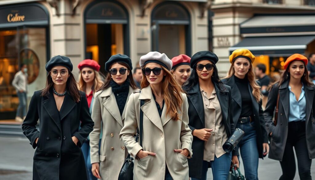 Trendy Beret Outfits from Celebrities