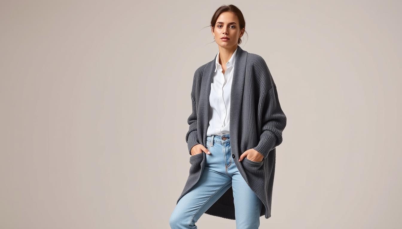 how to wear a cardigan