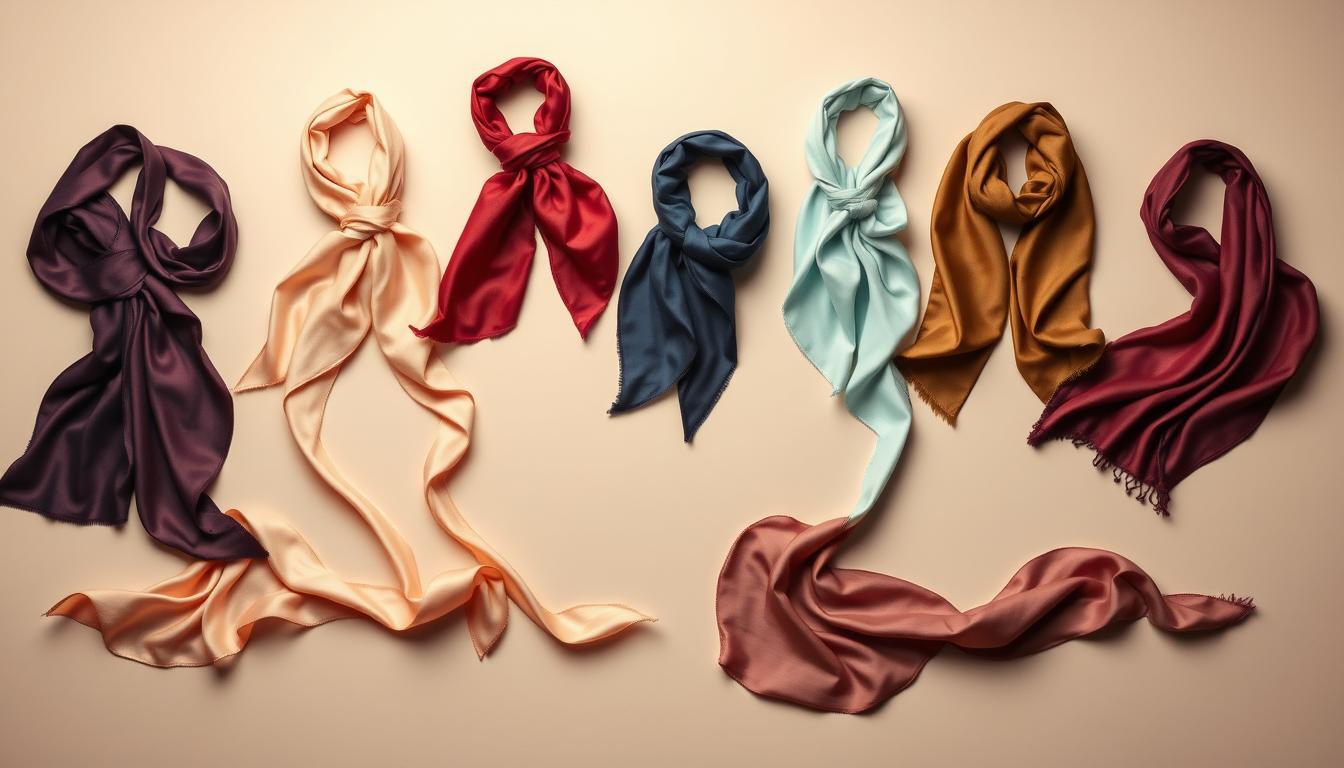 how to wear a silk scarf