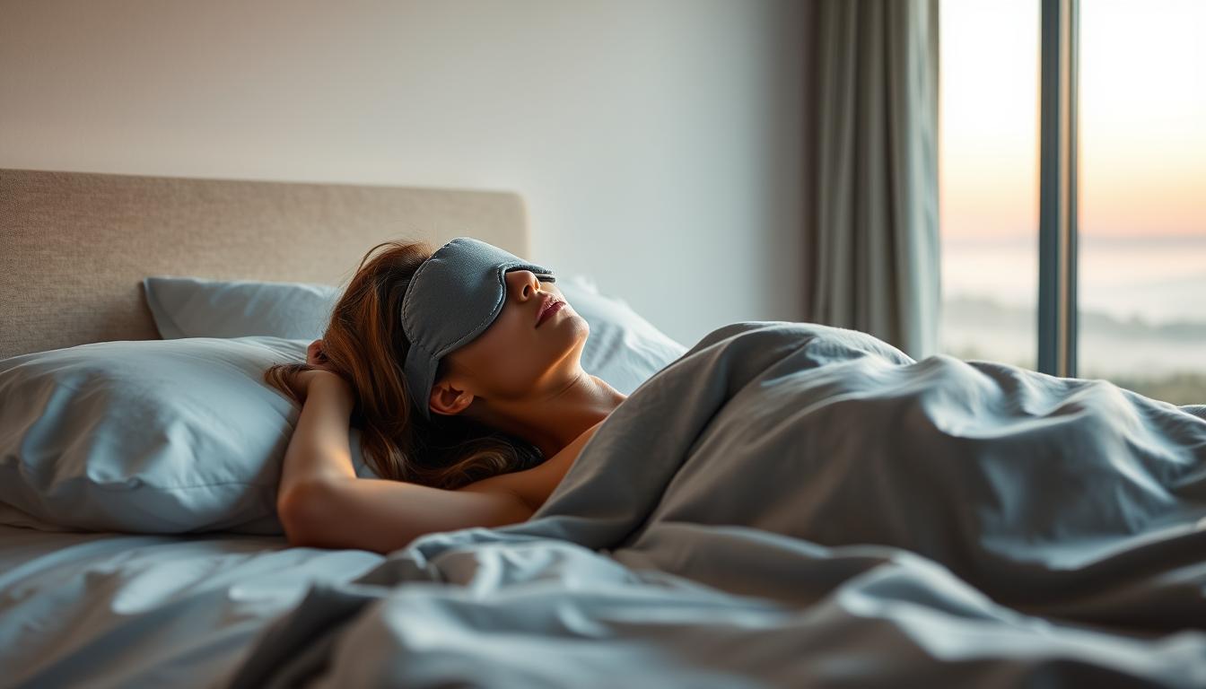 how to wear eye mask