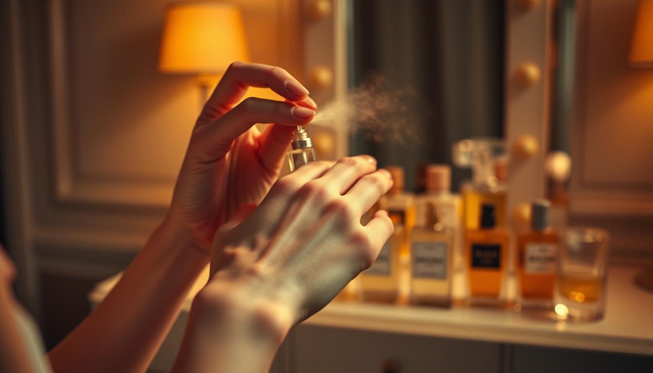 how to wear perfume