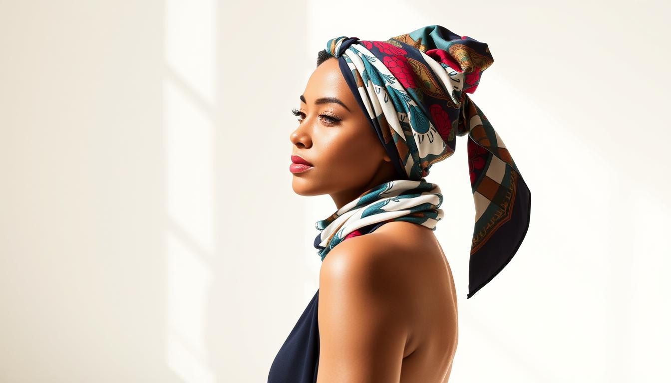 How to Wear a Scarf on Your Head Fashionably